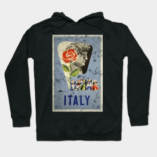 Italy Vintage Distressed Travel Poster Hoodie